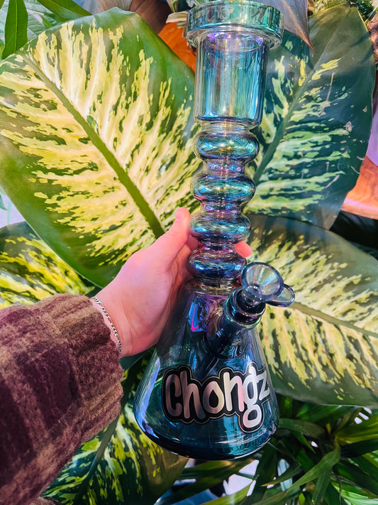 Chongz Bonar Champ Glass Bong 31cm - Iridescent