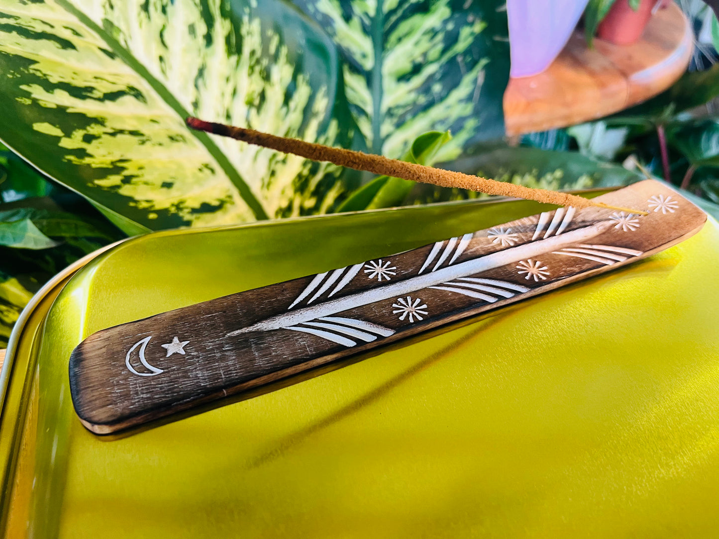 Star and Moon Incense Holder