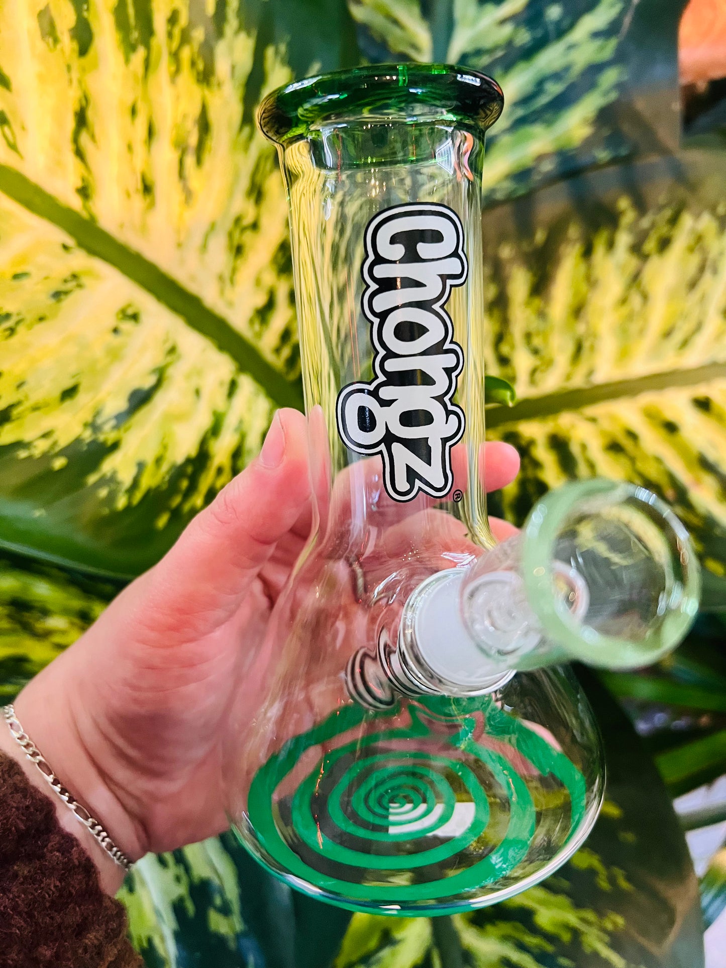 Chongz ‘Mini Goose’ Bong (green)
