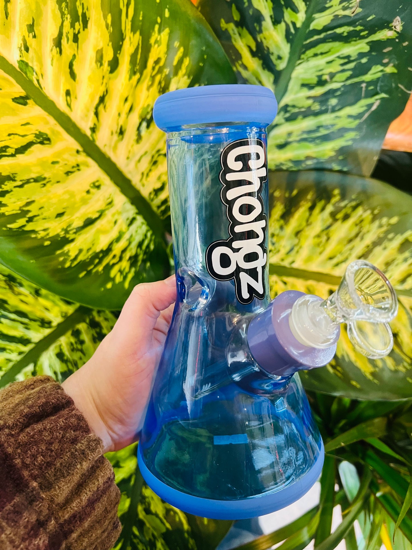 Chongz Blue Glass Bong