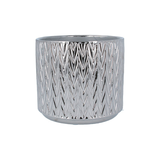 Pot Cover - Silver Staghorn 15cm