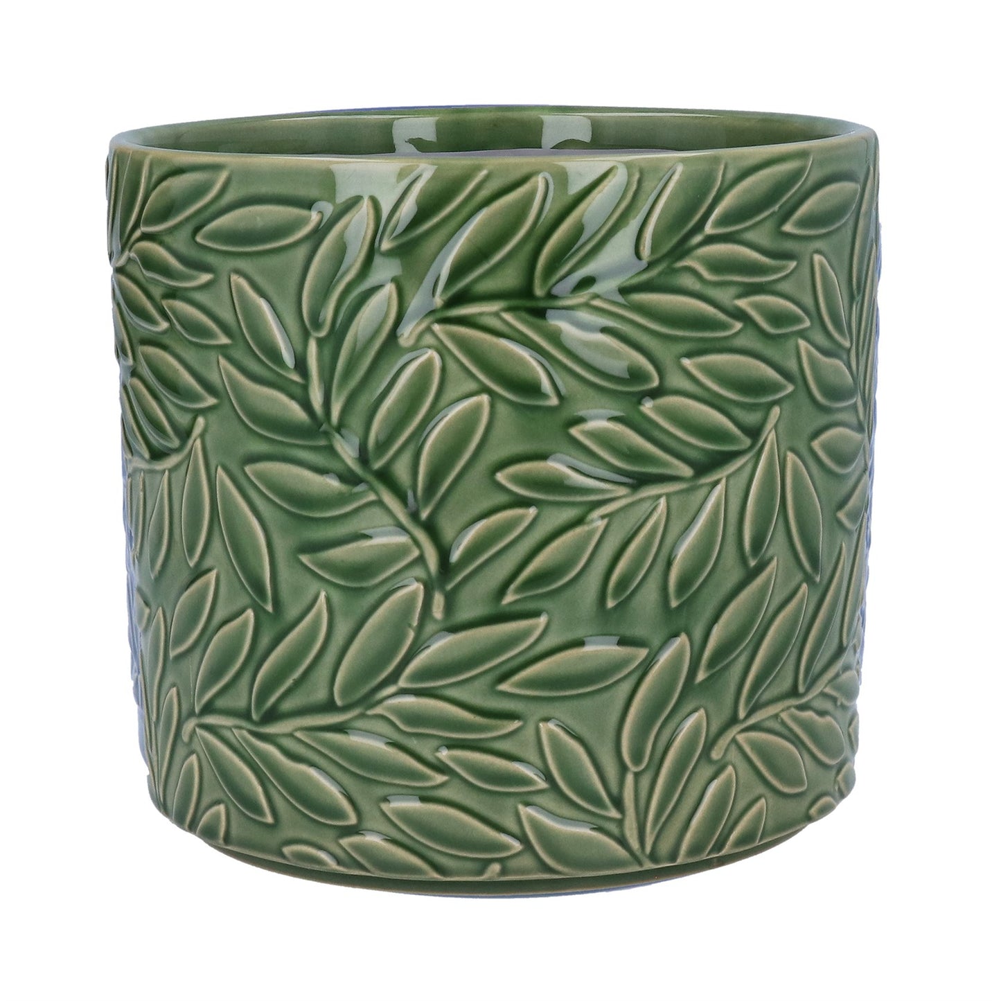 Gisela Graham green willow pot cover