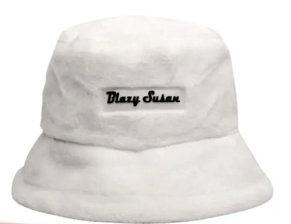 Blazy Susan White Bucket Hat