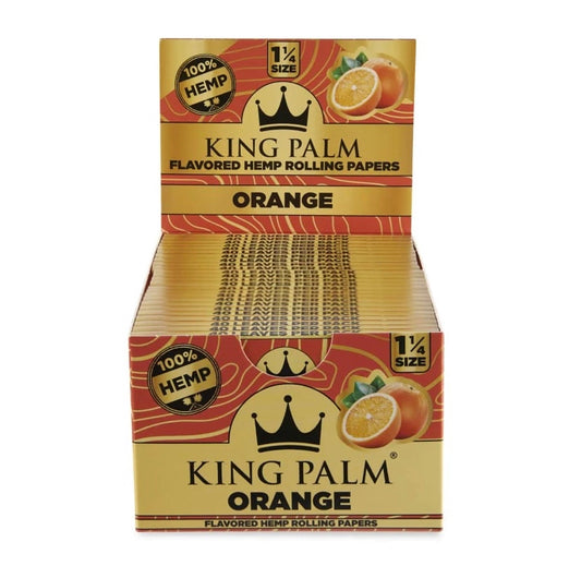 King Palm 1 1/4 Skins - Orange