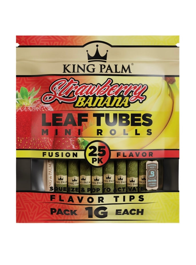 King Palm Leaf Prerolls 25pack - Strawberry Banans