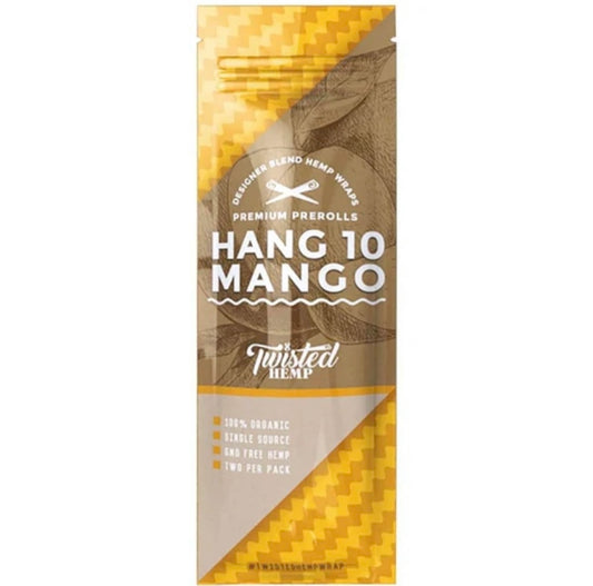 Twisted Hemp Wrap - Hang 10 Mango