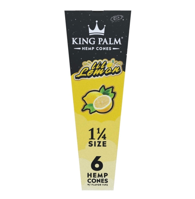 King Palm Hemp Cones 1 1/4 - Lemon