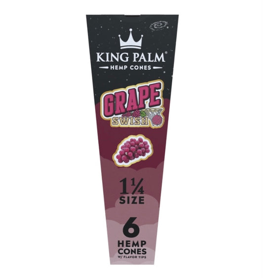 King Palm Hemp Cones 1 1/4 - Grape