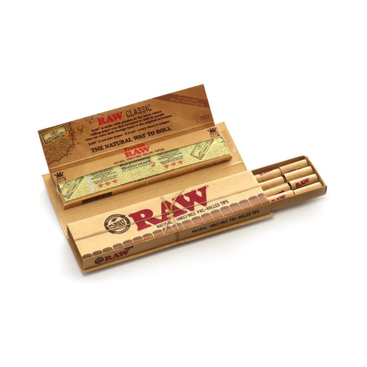 Raw Connoisseur 1 1/4 con tips pre-rolled classic