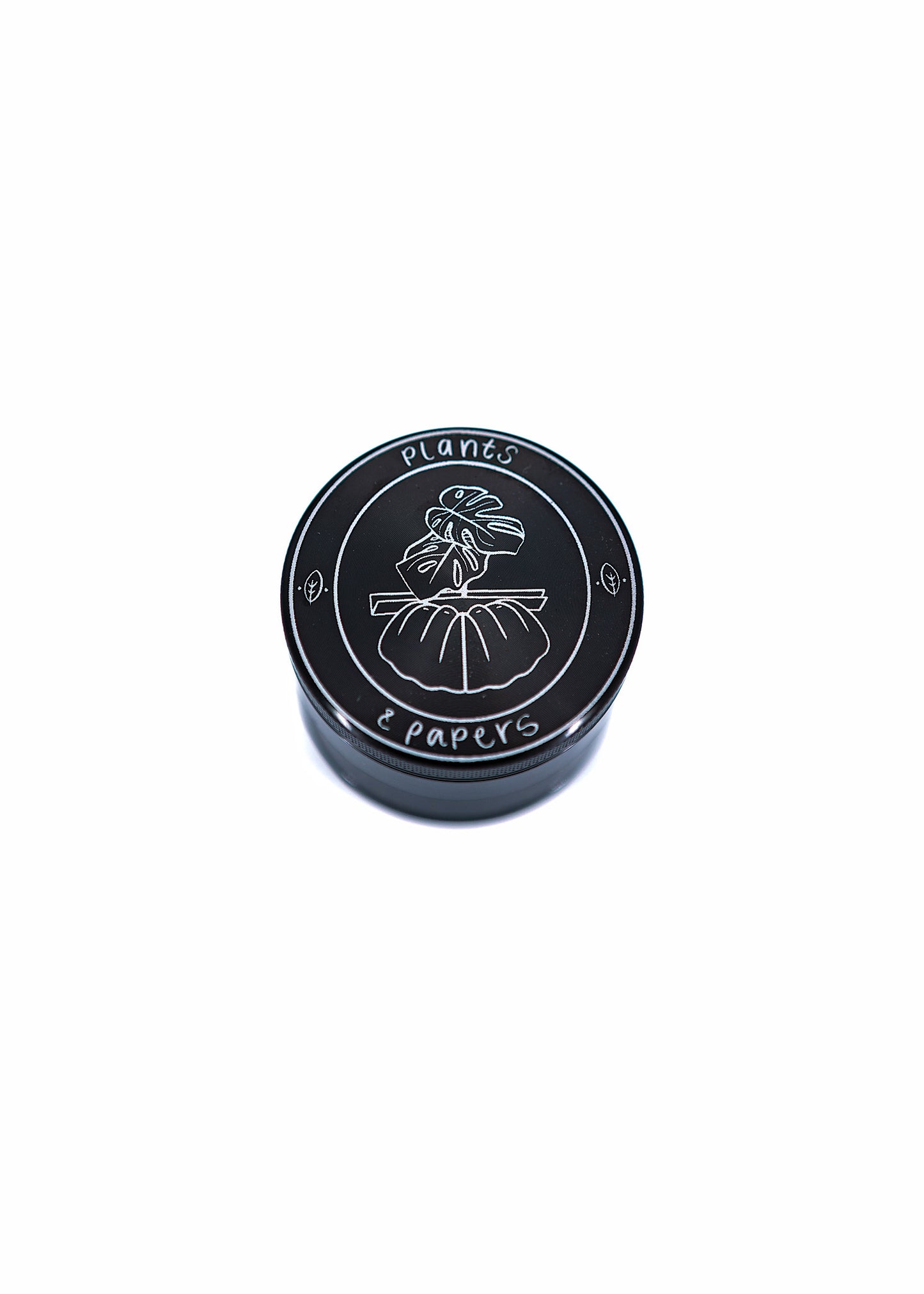 Plants and Papers Logo Grinders