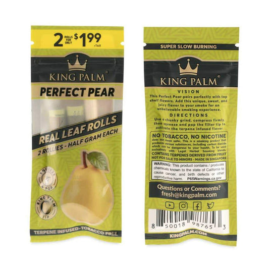 King Palm Mini Leaf Rolls - Perfect Pear