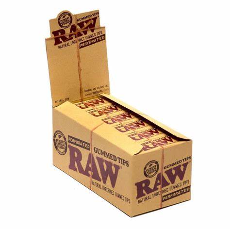 RAW Gummed Perforated tips