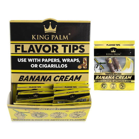 King Palm Flavoured Tips X 2 - Banana