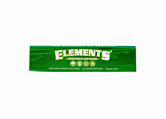 Elements Green King Size Slim Rolling Paper