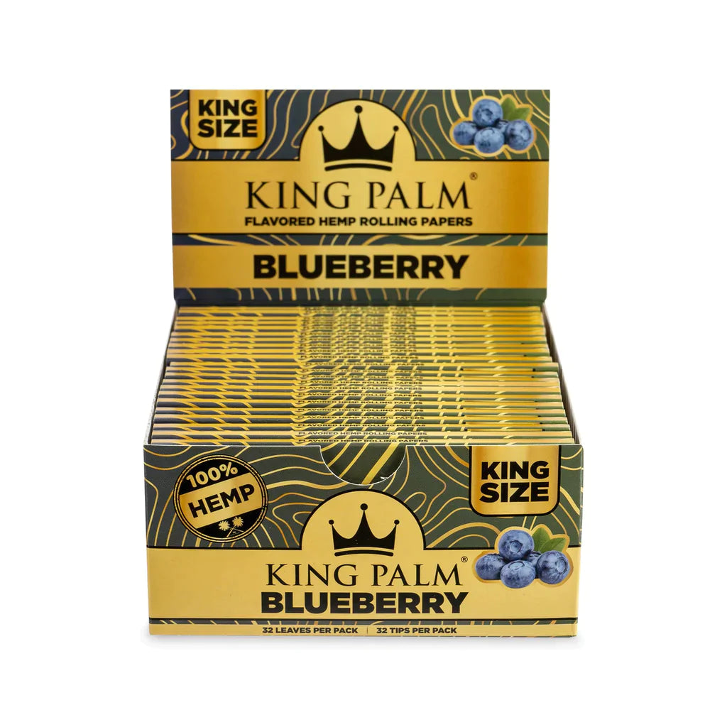 King Palm King Skins + Tips - Blueberry