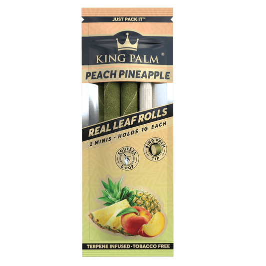 King Palm Leaf Rolls - Peach Pineapple