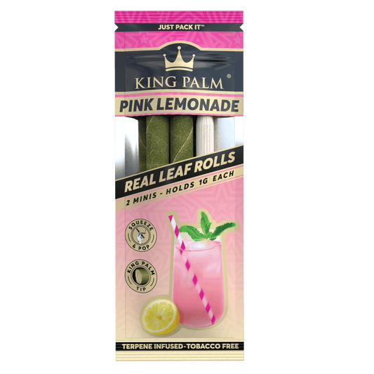 King Palm Leaf Rolls - Pink Lemonade