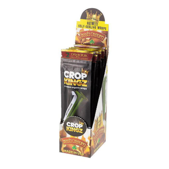 Crop Kingz Organic Hemp Blunt Wraps - Irish Cream (2 Pack)