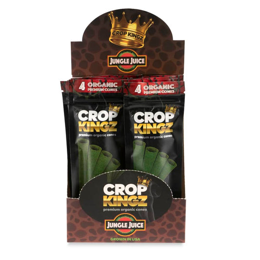 Premium Crop Kingz Pre-Rolled 1 ¼ Cone 4-Pack - Jungle Juice (Honeydew and Strawberry)