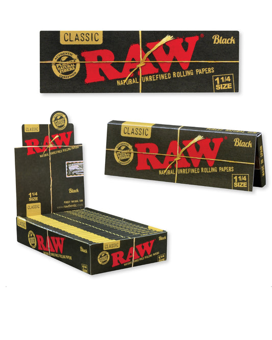 RAW Black 1 1/4 papers